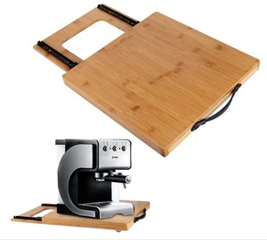 Curseur de tapis de mélangeur en bambou <span class=keywords><strong>Thermomix</strong></span> <span class=keywords><strong>avec</strong></span> tête inclinable Curseur de mélangeur en bambou polyvalent pour cuisine Curseur d'appareils de cuisine - Product Image 1