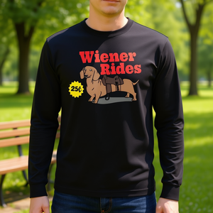 T-shirt à manches longues Wiener Rides, vêtements promotionnels 2025 - Product Image 3