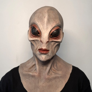 Máscara de Extraterrestre de Silicona Realista Personalizada de Alta Calidad, Máscara Facial Completa, Nueva para Disfraces de Halloween, Fiestas de Carnaval, para Cine - Product Image 4