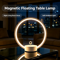 Lampe annulaire à lévitation magnétique HCNT Circlo RGB, éclairage décoratif pour la maison, lumière LED flottante, décoration intérieure moderne, cadeau personnalisé