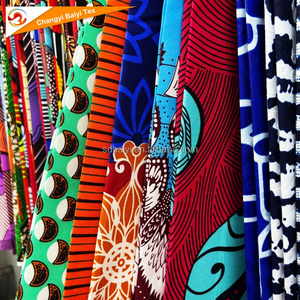 Tissu Batik 100% Coton, Imprimé Wax Africain, Haute Résistance des Couleurs, Pagne pour le Marché du Bénin en Afrique de l'Ouest - Product Image 2