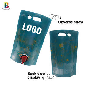 Custom 1L,1.5L,2L 3l alumínio folha vinho saco distribuidor, Bolsas personalizadas com válvula de torneira - Product Image 1