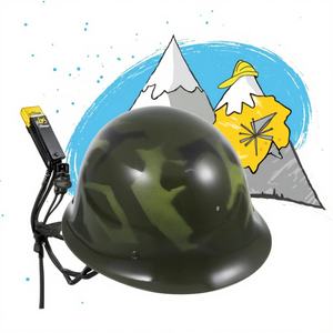Casco de Camuflaje Personalizable Directo de Fábrica para Hombre, Gorra de Seguridad Transpirable para Exteriores, Diseño de Casco Ajustable para Montar - Product Image 1