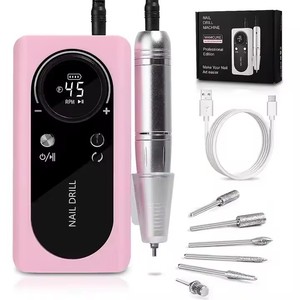 Máquina de manicura y pedicura portátil de 45000 RPM, lima eléctrica recargable, herramienta inalámbrica para pulir y esmerilar en salones de belleza. - Product Image 5