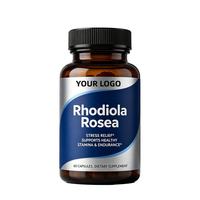 Capsules de Rhodiola Rosea Naturelle en Gros OEM ODM, Complément Herbal Végétalien à Marque Privée pour Soutenir la Santé Immunitaire des Adultes