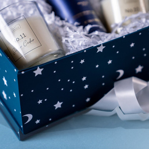 <span class=keywords><strong>2025</strong></span> siêu nóng bán sang trọng màu xanh hải quân cuốn sách các tông hình Mỹ phẩm nước hoa tạo nên từ có thể gập lại Hộp quà tặng - Product Image 3