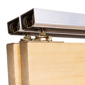WEKIS Meilleures ventes : Quincaillerie pour portes coulissantes dissimulées, rail pour porte de grange intérieure, design moderne mi-siècle, kits de cadre de porte escamotable pour cuisine - Product Image 6