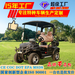 Qilu Fengde Electric Golf Cart 48V 2WD 2 Seat For Tourism And Hotel <b>Transport</b> - Product Image 2