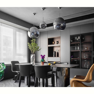 Modern high grade marble matched solid wood furniture customization for villa penthouse whole house layout - Product Image 6