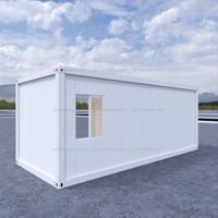 Conteneur préfabriqué de luxe moderne, empilable, facile à assembler, résistant aux ouragans, pour petit espace de vie rapide ou bureau à domicile