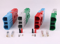 Conector de Doble Polo CHENF SBE 160A 320A Rojo/Gris/Azul, Retardante de Llama, Industrial, Baja Resistencia de Contacto, Resistente a Vibraciones