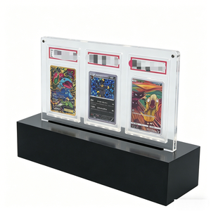 Support en acrylique lumineux élégant et de qualité supérieure, anti-poussière, haute visibilité, pour la préservation des cartes TCG - Product Image 1