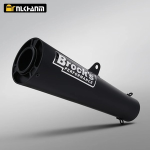 Nuevo Silenciador de Motocicleta BROCK de 51 mm/60 mm, de Acero Inoxidable y Fibra de Carbono, para GSX1300 Z900 R1 R6, Estilo Racing, para Bicicleta de Carreras - Product Image 4