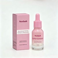 Adhésif pour extensions de cils Super Bonder, Booster de colle pour cils, Prétraitement pour adhésif de cils, Outil de maquillage