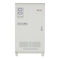 Régulateur de tension monophasé WF.EL 50 KVA AC en cuivre AVR SVC 220V3% Stabilisateur de tension électrique pour usage domestique