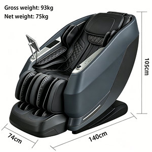 Silla Shiatsu de Gravedad Cero de Lujo con Rodillo para Pies y Pantalla Táctil, Silla Calefactable para Aliviar el Dolor de Espalda ZP-189 con Música - Product Image 5
