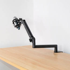 Soporte de Micrófono de Metal Resistente con <span class=keywords><strong>Base</strong></span> Ancha para Transmisión en Vivo, Grabación y Karaoke - Diseño Ajustable - Product Image 4