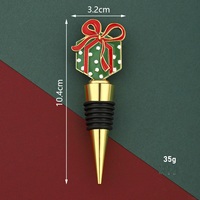 Bouchons de bouteille de vin de Noël, design ours, chien, chapeau de Père Noël, cadeau fantaisie, scellant pour bouteille de vin, préservation de la fraîcheur pour les cadeaux de fêtes