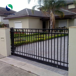Usine grande zone de sol, porte coulissante en acier, en aluminium, fonctionnement électrique automatique, standard, clôture de jardin, cour personnalisée - Product Image 4