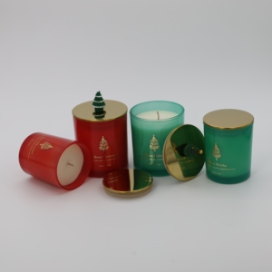Di lusso Custom design cervo coperchio in metallo regalo di nozze olio essenziale profumato di soia <span class=keywords><strong>candele</strong></span> di cera per natale pasqua - Product Image 4