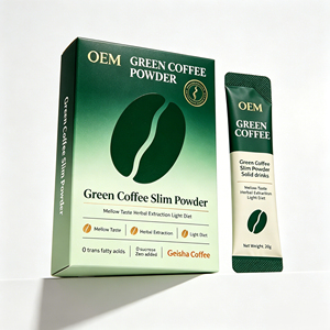 Thermogenic Fat Burner Green Coffee &amp; Green Tea Extracts, L-Carnitine, Garcinia, Zero <strong>Sugar</strong>, Stimulant Metabolism Support - Product Image 1