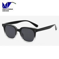 Lunettes de soleil carrées personnalisées OEM TR90 UV400 polarisées pour adultes unisexes, taille 52-19-150, 10+ ans d'expérience
