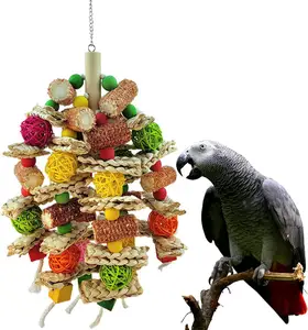 Corn Heart Rattan Ball Bird Toys Venta al por mayor Bird Supplies Juguetes para loros