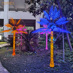 Hochwertige 3m leichte Kokosnuss baum führte künstliche Palmen für Garten Landschafts bau Partys Weihnachten dekorativ - Product Image 2