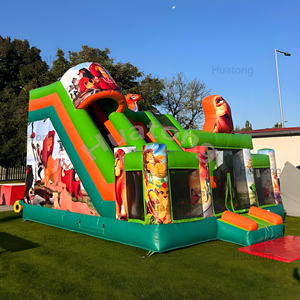 Thương mại ngoài trời Đảng nhảy Inflatable <span class=keywords><strong>Bouncer</strong></span> rừng trẻ em combo sư tử động vật bouncy nhà cho trẻ em - Product Image 2