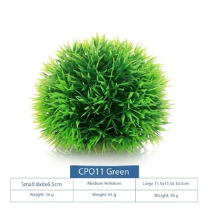 Grosir simulasi rumput air tahan lama ramah lingkungan Dekorasi tangki ikan multiwarna tanaman air lanskap mikroskopik - Product Image 6