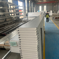 Panneau composite EPS en acier gaufré, économique et facile à installer, pour clôtures de chantier temporaires