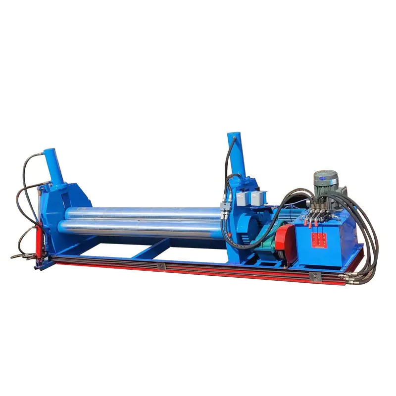 Manufacturers supply hydraulic four roll plate rolling machine round machine rolling machine stainless steel