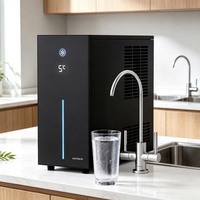 Refroidisseur d'eau sous évier, distributeur d'eau froide instantanée, refroidisseur d'eau compact sous comptoir pour la maison et la cuisine, réservoir pré-refroidi de 2 L