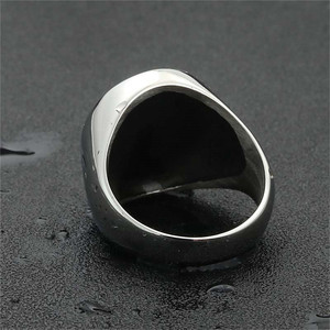 Anillo de árbol de la vida yunique para hombre, acero inoxidable, plata, estilo Punk Retro, regalo de joyería 260131 - Product Image 2