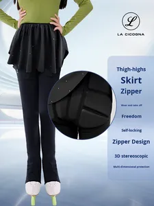 Quần váy bảo vệ hông chuyên nghiệp, trang phục biểu diễn dành cho trượt băng nghệ thuật, trượt patin, trượt ván, chống ngã, chống sốc - Product Image 6