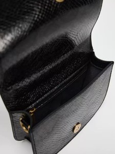 2025 Mini sac à bandoulière enveloppe noire-sac à bandoulière élégant avec poignée en métal, <span class=keywords><strong>pochette</strong></span> structurée pour <span class=keywords><strong>femme</strong></span> - Product Image 5