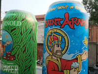 Canette de soda géante gonflable pour la publicité et la décoration de rue
