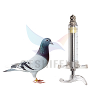 Seringue d'alimentation pour bébés oiseaux, perroquets, pigeons, eau, lait