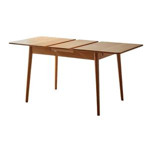 Table à manger extensible en bois massif, structure rectangulaire en bois de cerisier, pour usage domestique - Product Image 5