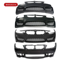 Aksesoris Mobil ABS Bumper Gaya M3 M4 untuk BMW Seri 3 F30 F35 E90 E92 2006-2017 Kit Konversi Upgrade Bumper Depan Mobil