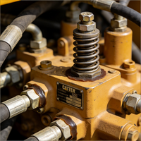 Vanne de distribution Caterpillar 320D, vannes de distribution d'occasion pour l'ingénierie de la construction, avec des prix de vente au détail préférentiels
