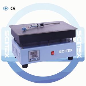 Placa calefactora de acero inoxidable SCITEK 380 ℃ para aplicaciones generales de laboratorio, incluidas muestras de horneado y secado - Product Image 1