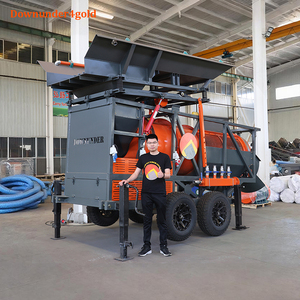 New OEM/ODM sẵn có quy mô nhỏ độ cứng cao Vàng trommel thiết bị thiết kế di động cho placer khai thác mỏ 30-50 TPH Công suất - Product Image 1