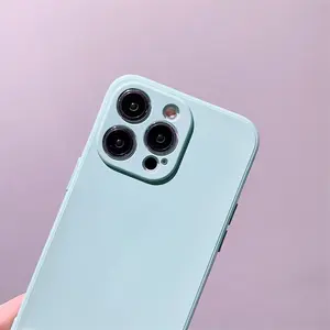 ขายส่งซิลิโคนเหลวกันกระแทกโทรศัพท์มือถือสําหรับ iPhone 15 ยางสีสันสดใส TPU ฝาครอบโทรศัพท์มือถืออุปกรณ์เสริมกรณี - Product Image 2