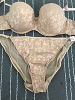 Ensembles soutien-gorge et slip grande taille pour femmes 80 85 90 C D E Lingerie fine sexy en dentelle pour femmes