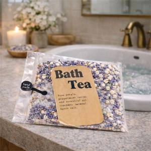 S&Soak Sels de Bain Premium en Sachets de Thé, Sels de Bain Biologiques, Ensemble de Soins de la Peau - Product Image 3