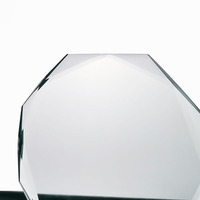 Personnalisation en gros de tout texte et motif grandes plaques de trophée de récompense en cristal de verre vierge