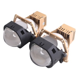 Sanvi - Faro Delantero con Lente de Proyector Láser Bi-LED A4L de 3 Pulgadas, 55 W, 6000 K, Garantía de 12 Años para Reemplazo de LED Automotriz - Product Image 1