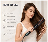 Lisseur électrique professionnel Beauty Plus 1200W à vent puissant, double température, affichage numérique, fonction mémoire, pour usage domestique et hôtelier