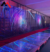 Lot de 10 écrans transparents P2 P3.91 P5 P7.8, glace, intérieur et extérieur, vente directe du fabricant